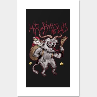 black metal krampus Posters and Art